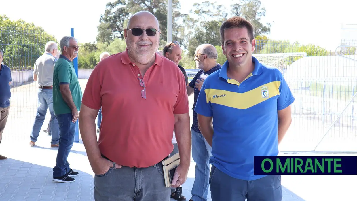 Inauguração dos balneários do Campo dos Carvalhos na Glória do Ribatejo