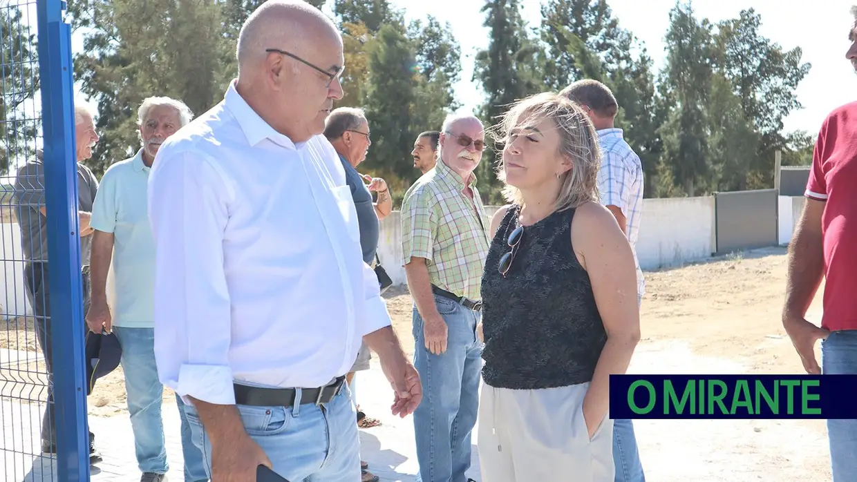 Inauguração dos balneários do Campo dos Carvalhos na Glória do Ribatejo