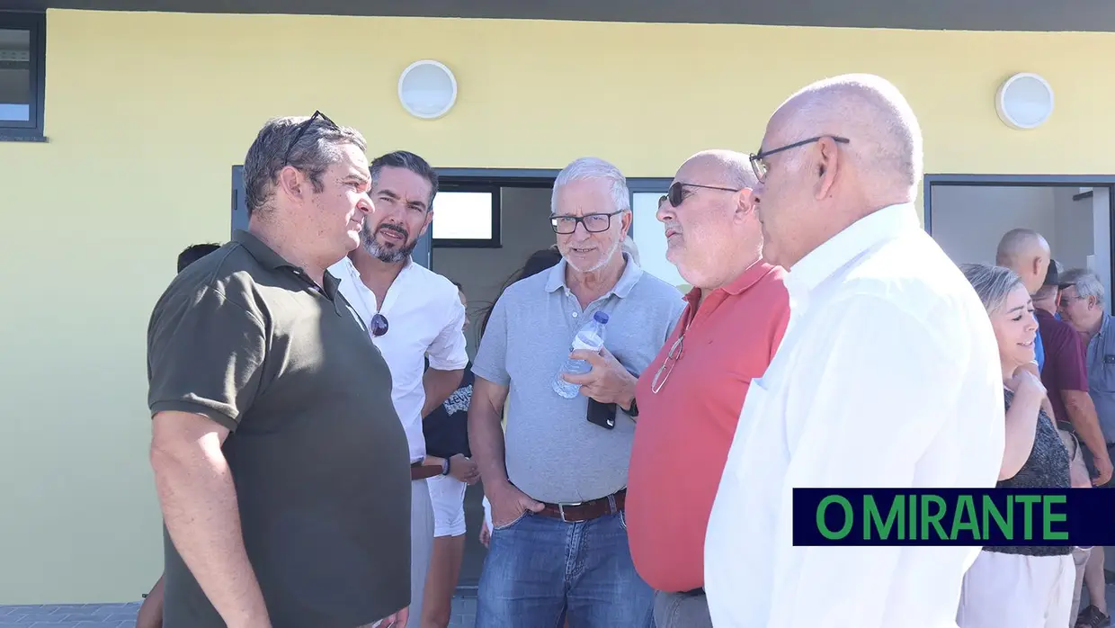 Inauguração dos balneários do Campo dos Carvalhos na Glória do Ribatejo