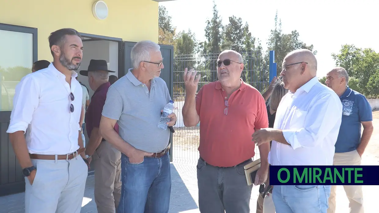 Inauguração dos balneários do Campo dos Carvalhos na Glória do Ribatejo