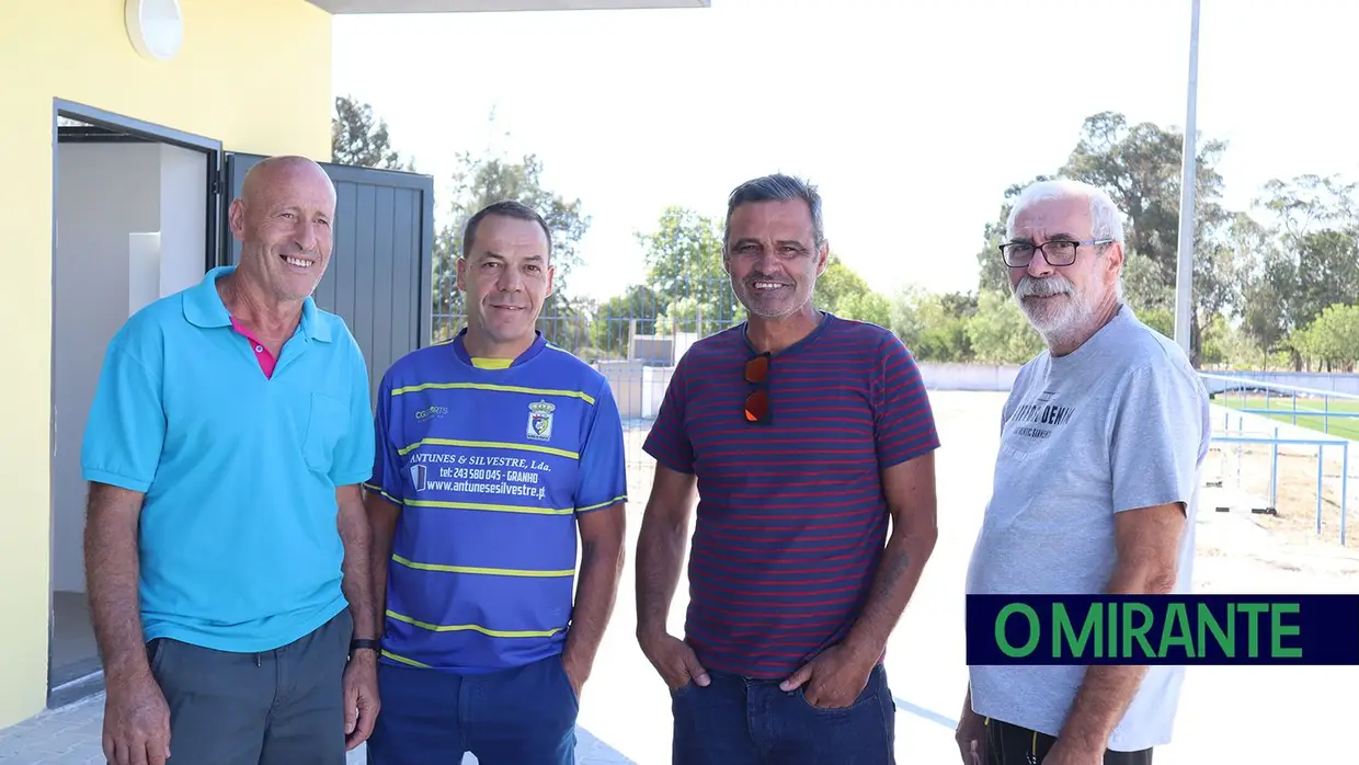 Inauguração dos balneários do Campo dos Carvalhos na Glória do Ribatejo
