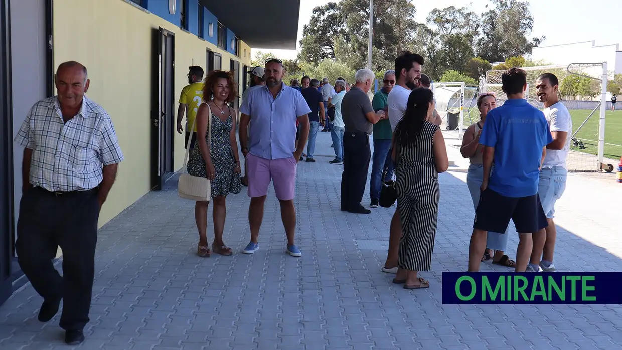 Inauguração dos balneários do Campo dos Carvalhos na Glória do Ribatejo