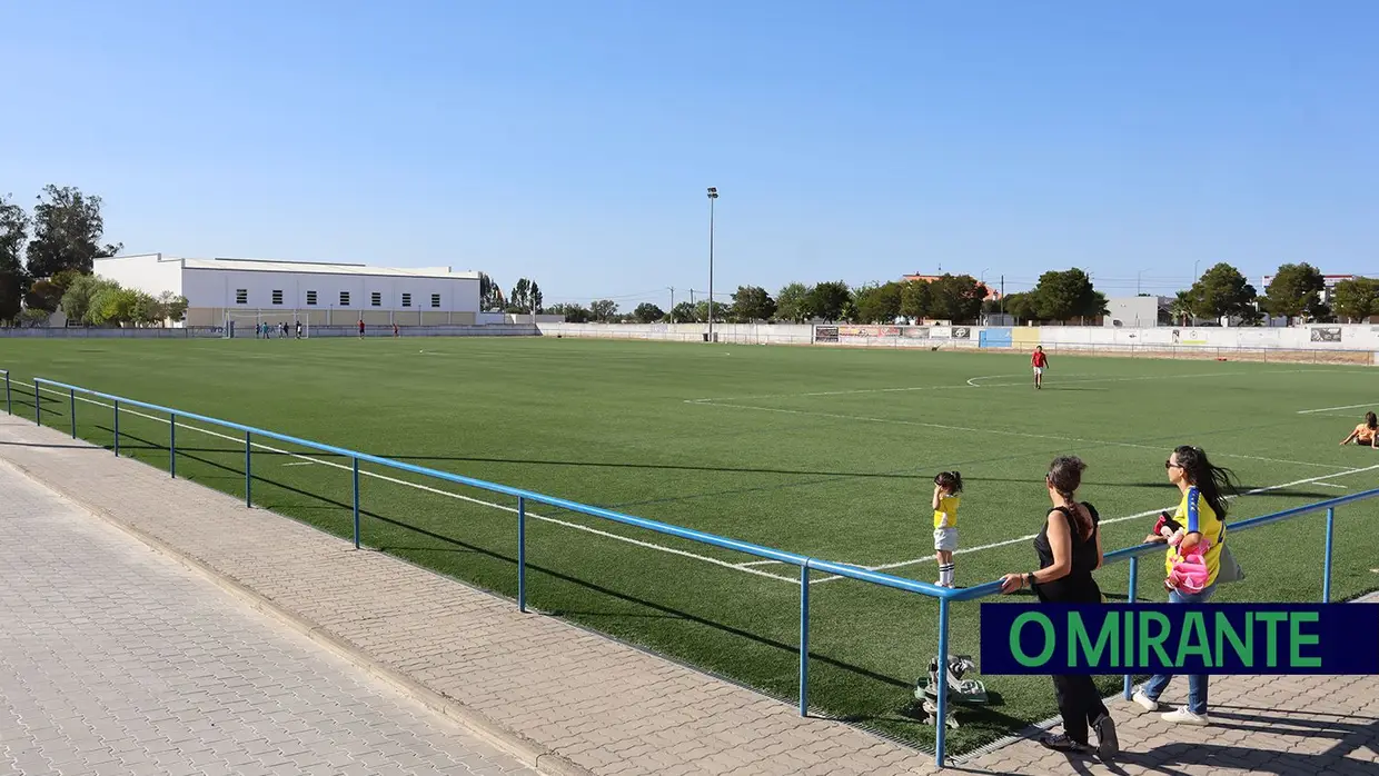 Inauguração dos balneários do Campo dos Carvalhos na Glória do Ribatejo