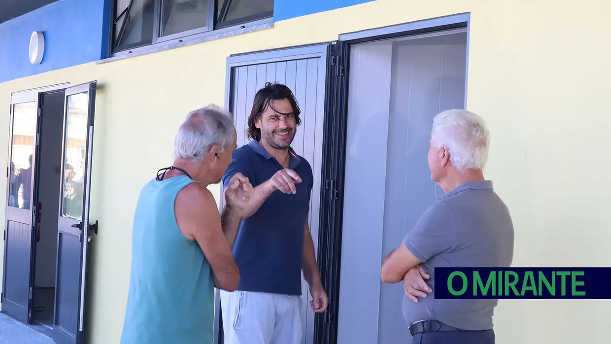 Inauguração dos balneários do Campo dos Carvalhos na Glória do Ribatejo