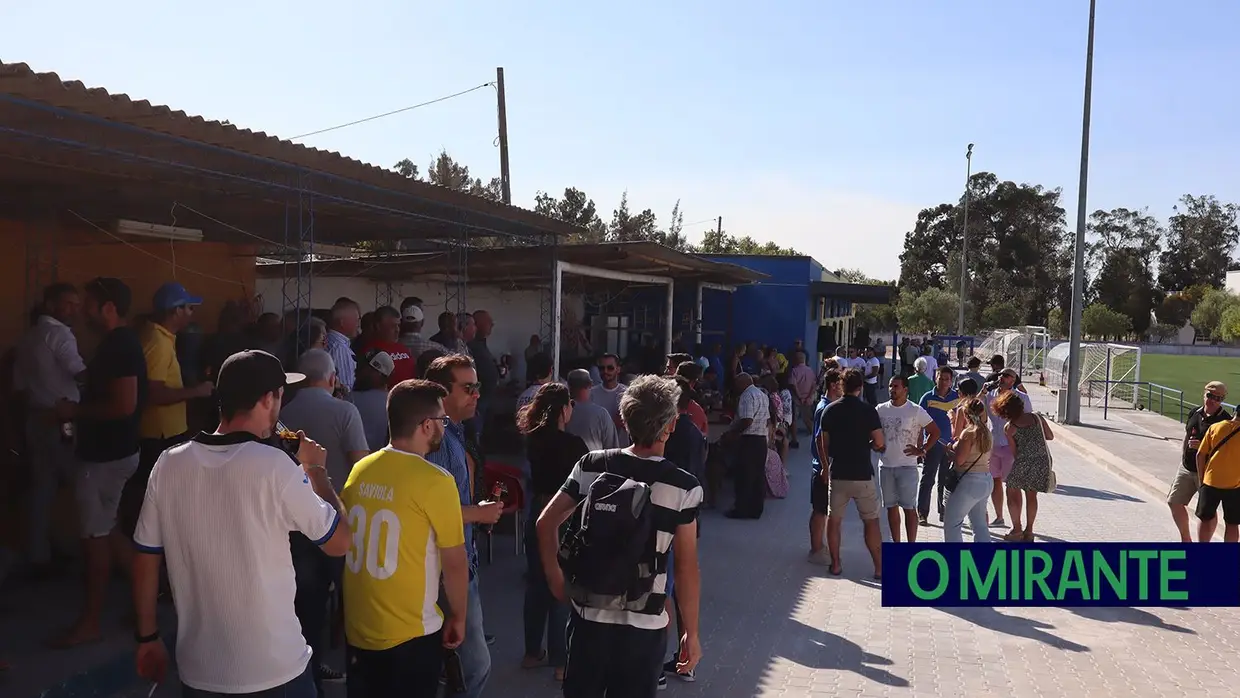 Inauguração dos balneários do Campo dos Carvalhos na Glória do Ribatejo
