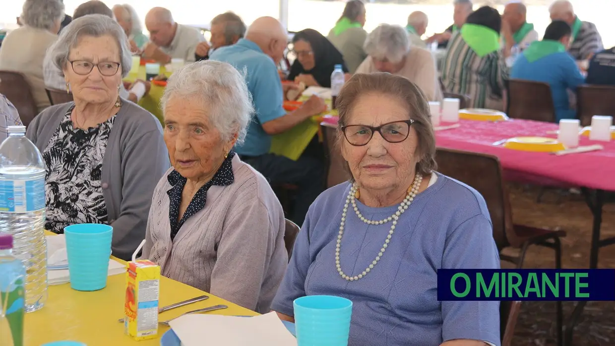 700 idosos reunidos em Benavente para o almoço convívio