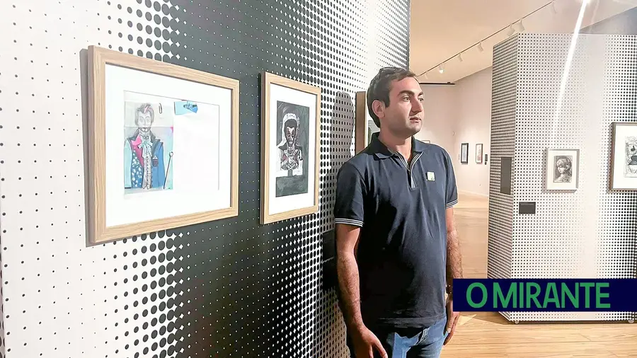 Artista de projecto do Hospital de Santarém expõe obras no Porto