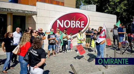 Trabalhadores da Nobre em Rio Maior cumprem 26.ª greve esta sexta-feira