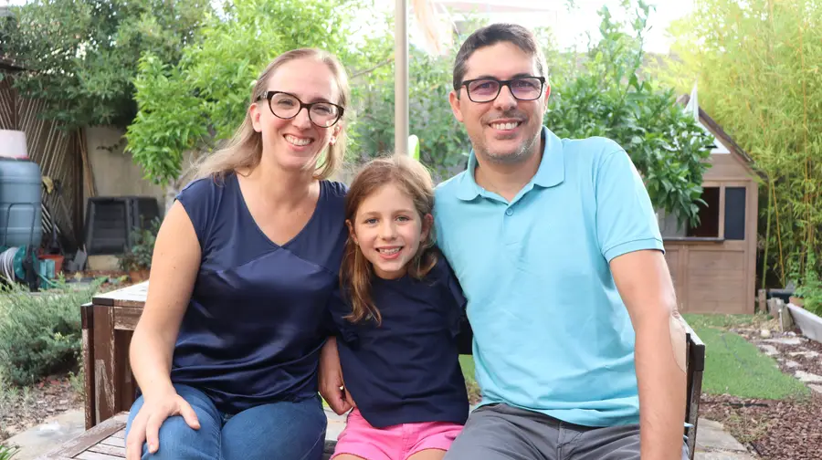 “Somos muito gratos à pessoa que doou parte da sua medula óssea para salvar a vida da nossa filha”