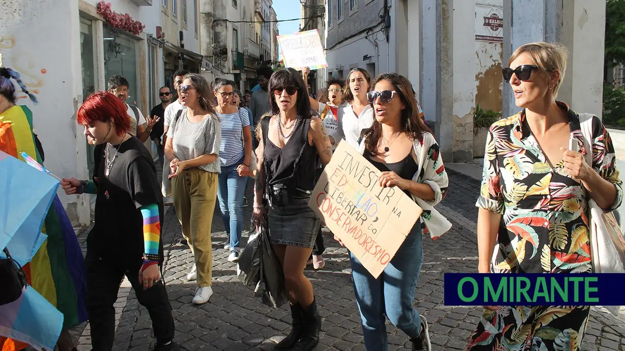 Marcha do Orgulho LGBT desfilou em Santarém