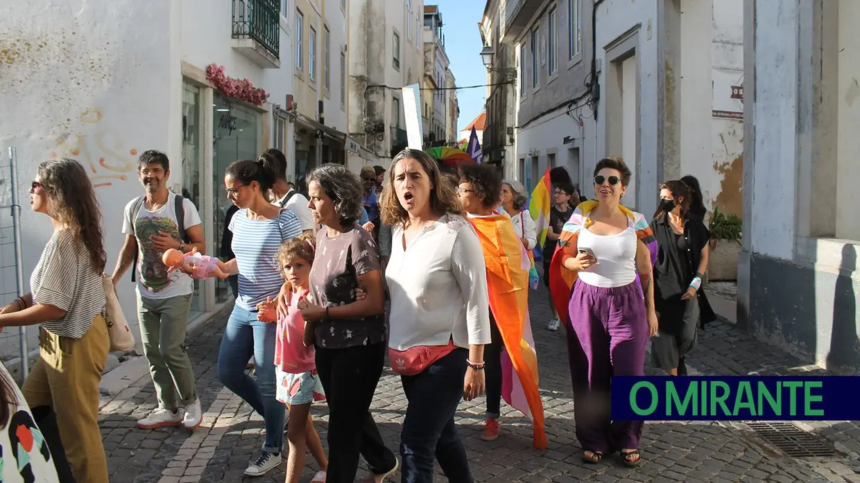 Marcha do Orgulho LGBT desfilou em Santarém