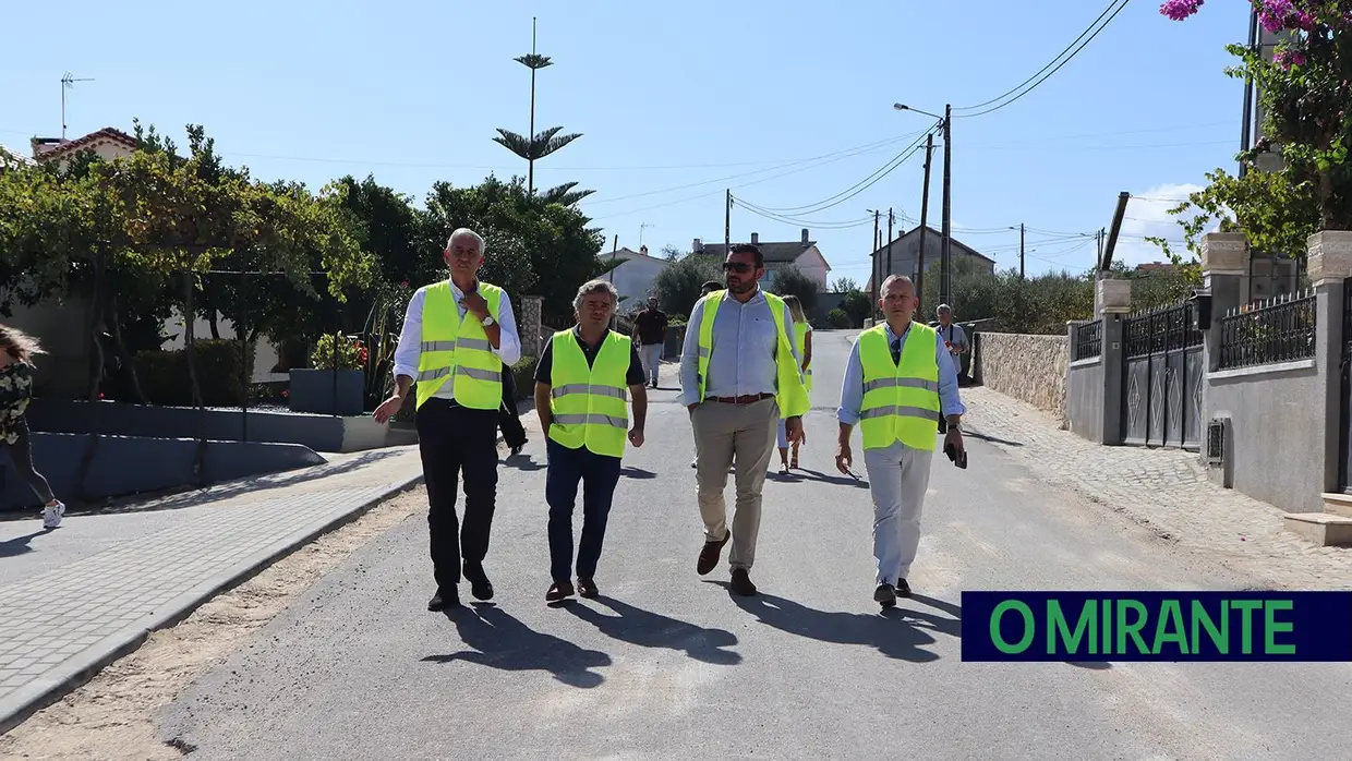 Presidente de Ourém visita obras no concelho