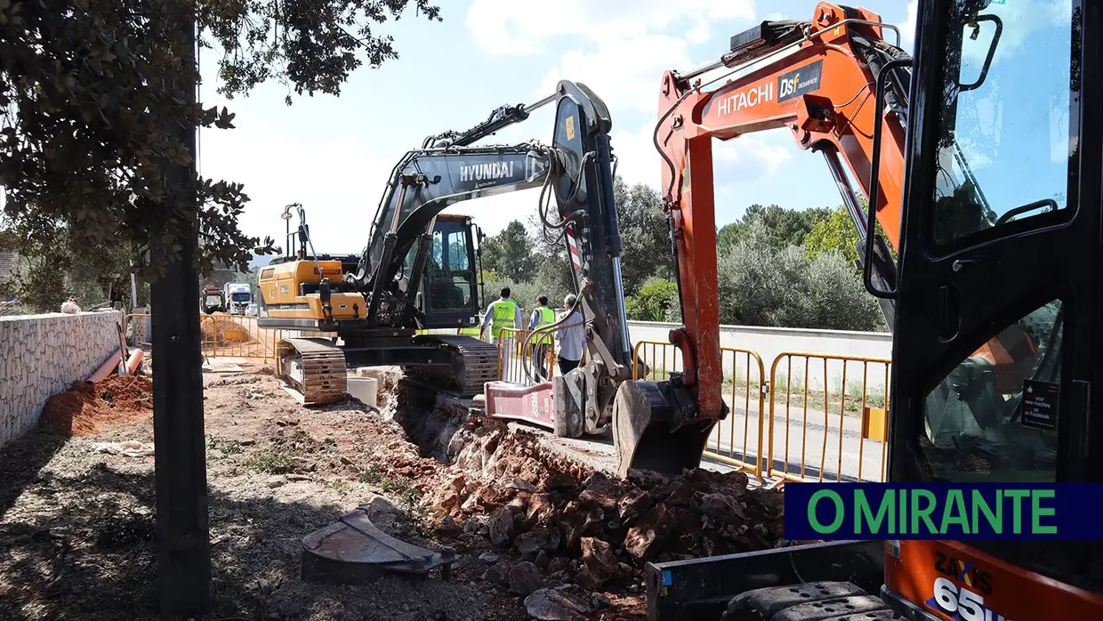 Presidente de Ourém visita obras no concelho