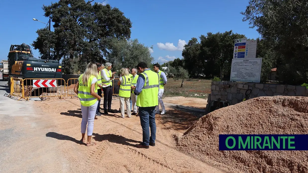 Presidente de Ourém visita obras no concelho