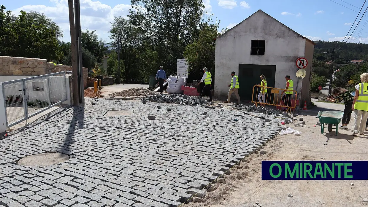 Presidente de Ourém visita obras no concelho