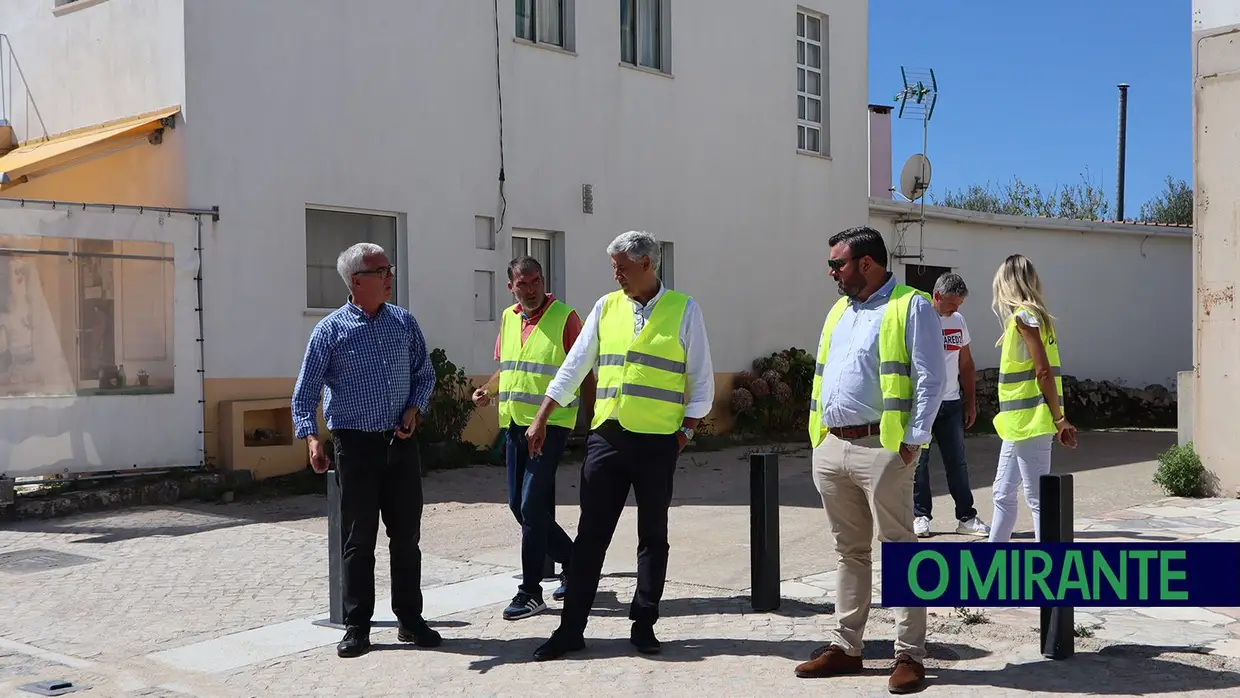 Presidente de Ourém visita obras no concelho