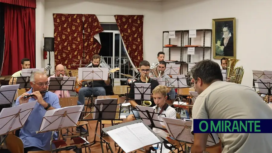 Filarmónica de Aveiras de Cima prepara concerto dos 150 anos