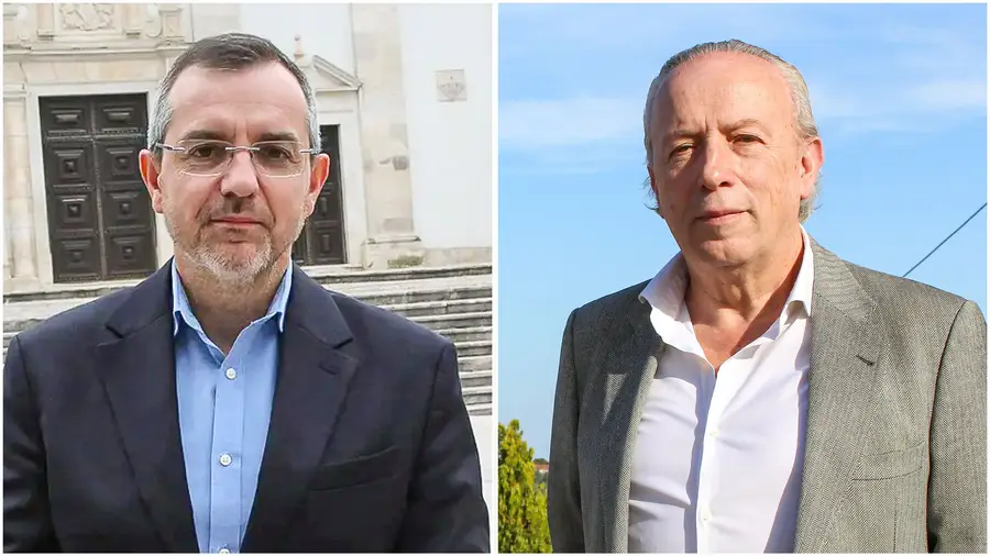 José Manuel Santos e Pedro Santana Lopes José Manuel Santos e Pedro Santana Lopes