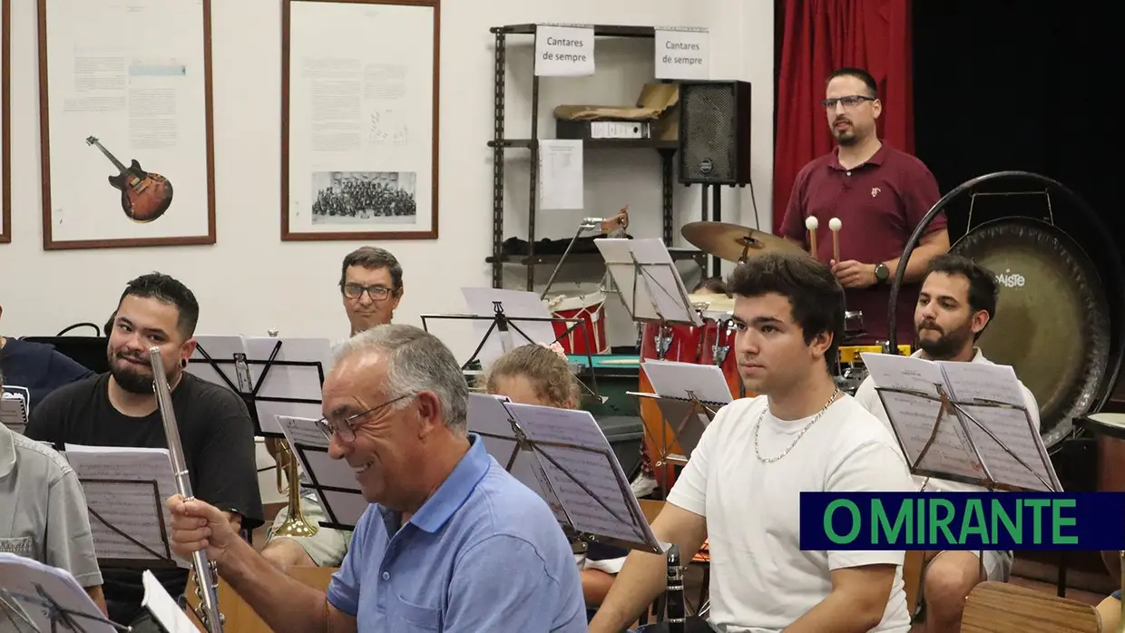 Filarmónica de Aveiras de Cima prepara concerto dos 150 anos