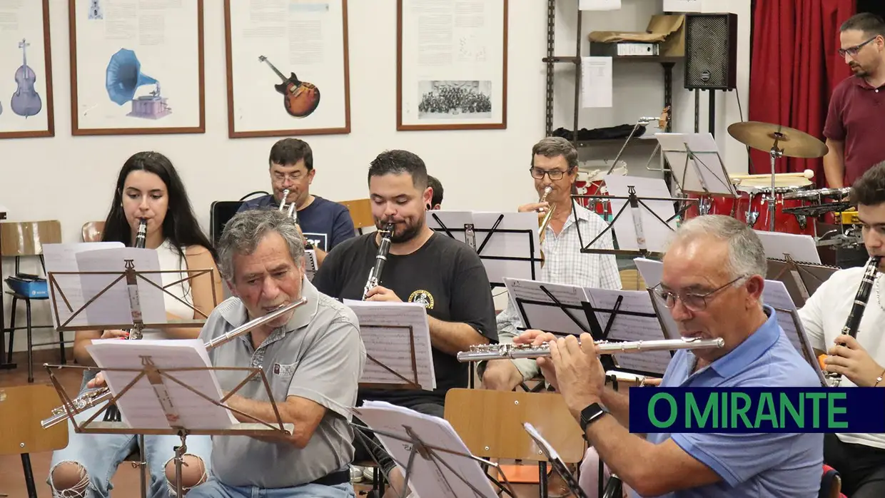 Filarmónica de Aveiras de Cima prepara concerto dos 150 anos