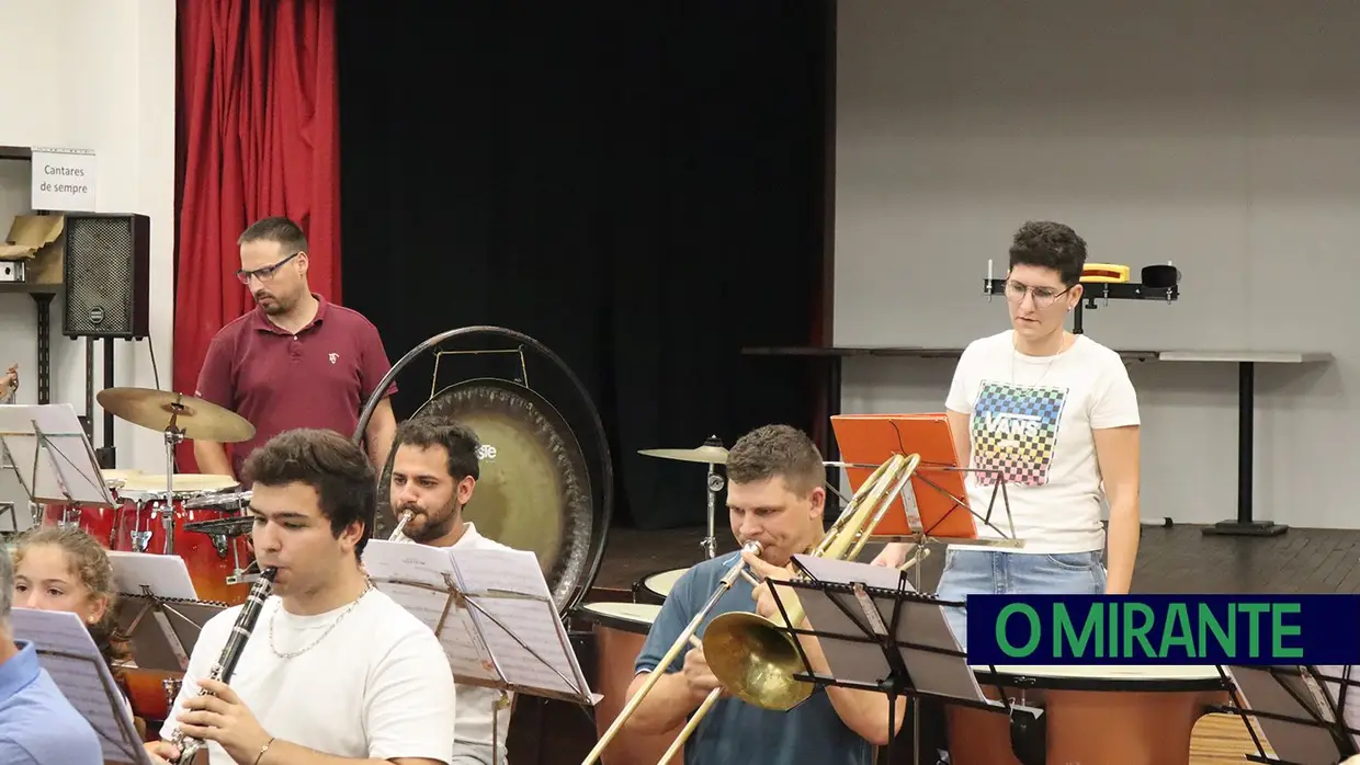 Filarmónica de Aveiras de Cima prepara concerto dos 150 anos