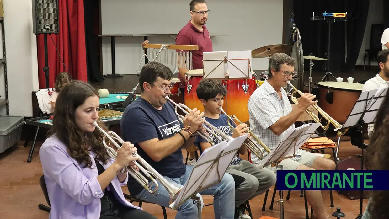 Filarmónica de Aveiras de Cima prepara concerto dos 150 anos