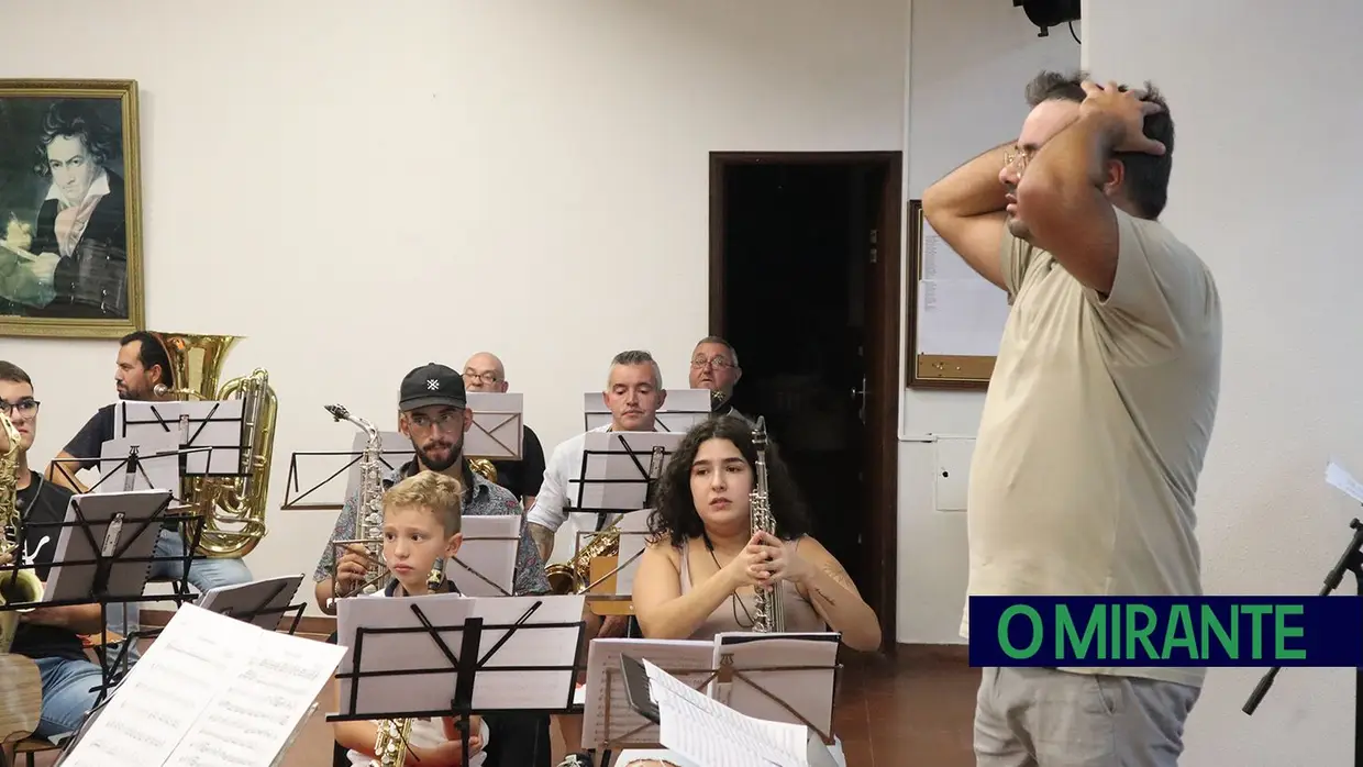 Filarmónica de Aveiras de Cima prepara concerto dos 150 anos