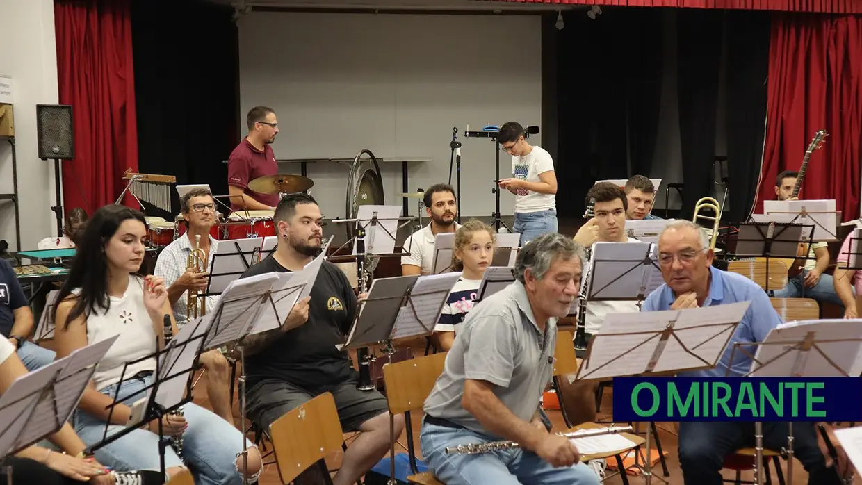 Filarmónica de Aveiras de Cima prepara concerto dos 150 anos