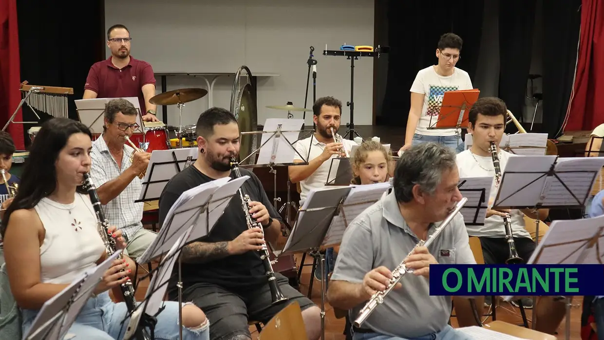 Filarmónica de Aveiras de Cima prepara concerto dos 150 anos