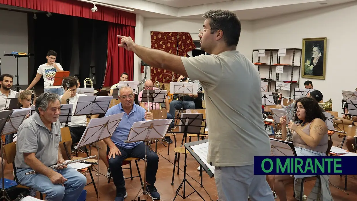 Filarmónica de Aveiras de Cima prepara concerto dos 150 anos