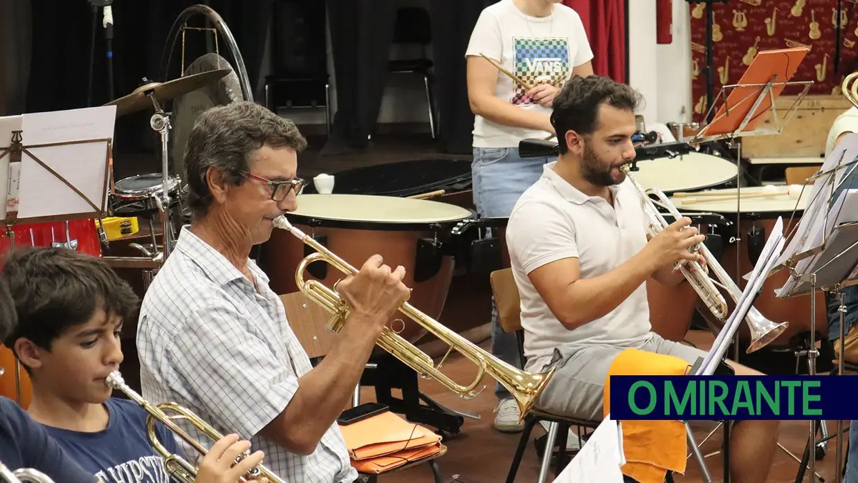 Filarmónica de Aveiras de Cima prepara concerto dos 150 anos