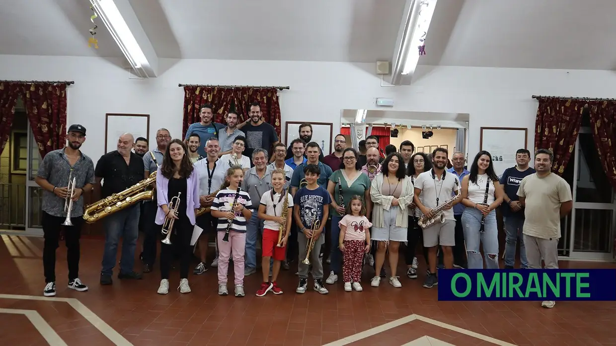 Filarmónica de Aveiras de Cima prepara concerto dos 150 anos