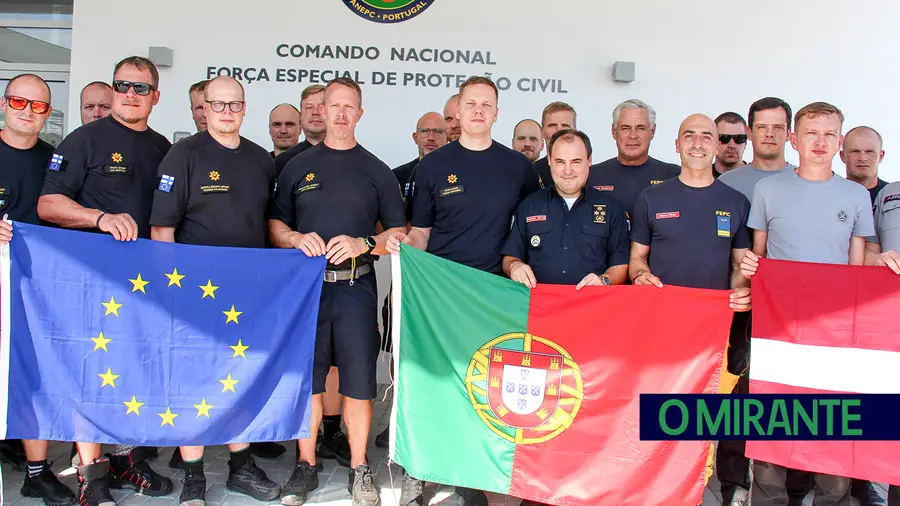 Almeirim está na base da interacção de equipas europeias de combate a incêndios