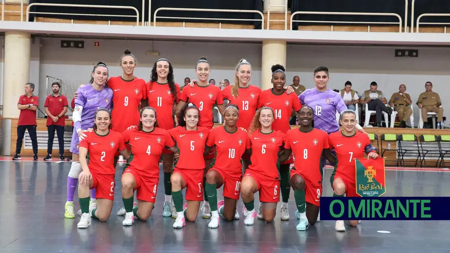 Seleção feminina de futsal vence os dois jogos de preparação em Rio Maior