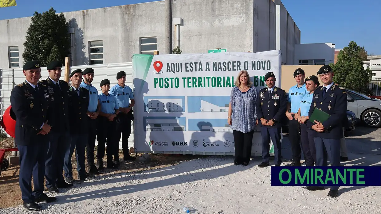 Obras no posto de GNR de Alpiarça decorrem a bom ritmo