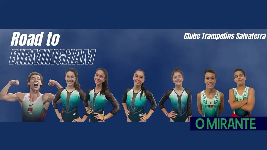 Sete atletas Clube Trampolins de Salvaterra no mundial de trampolins Sete atletas Clube Trampolins de Salvaterra no mundial de trampolins