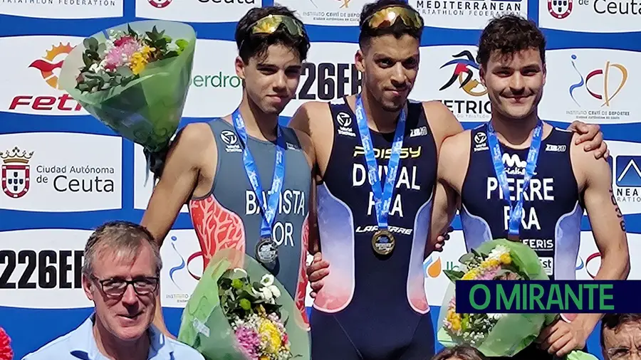 João Nuno Batista medalha de prata no Campeonato do Mediterrâneo de Triatlo