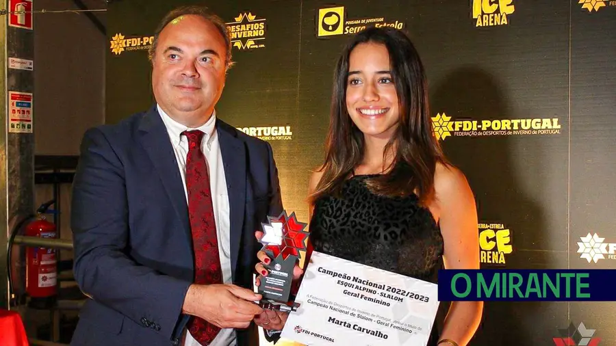 Marta Carvalho galardoada pela Federação de Desportos de Inverno de Portugal Marta Carvalho galardoada pela Federação de Desportos de Inverno de Portugal