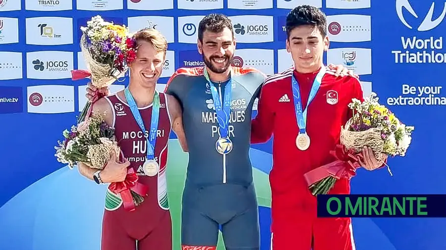 Filipe Marques conquista etapa em Alhandra da Taça do Mundo de Paratriatlo