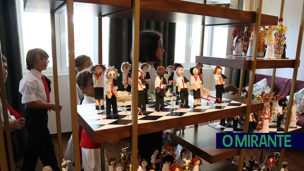 Exposição sobre a Festa dos Tabuleiros em Tomar
