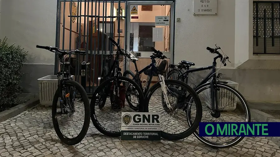 GNR apanha dupla que roubou bicicletas em Benavente