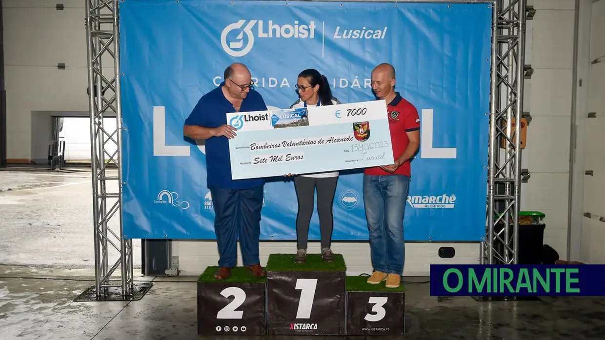Corrida Lusical angariou sete mil euros para os Bombeiros de Alcanede