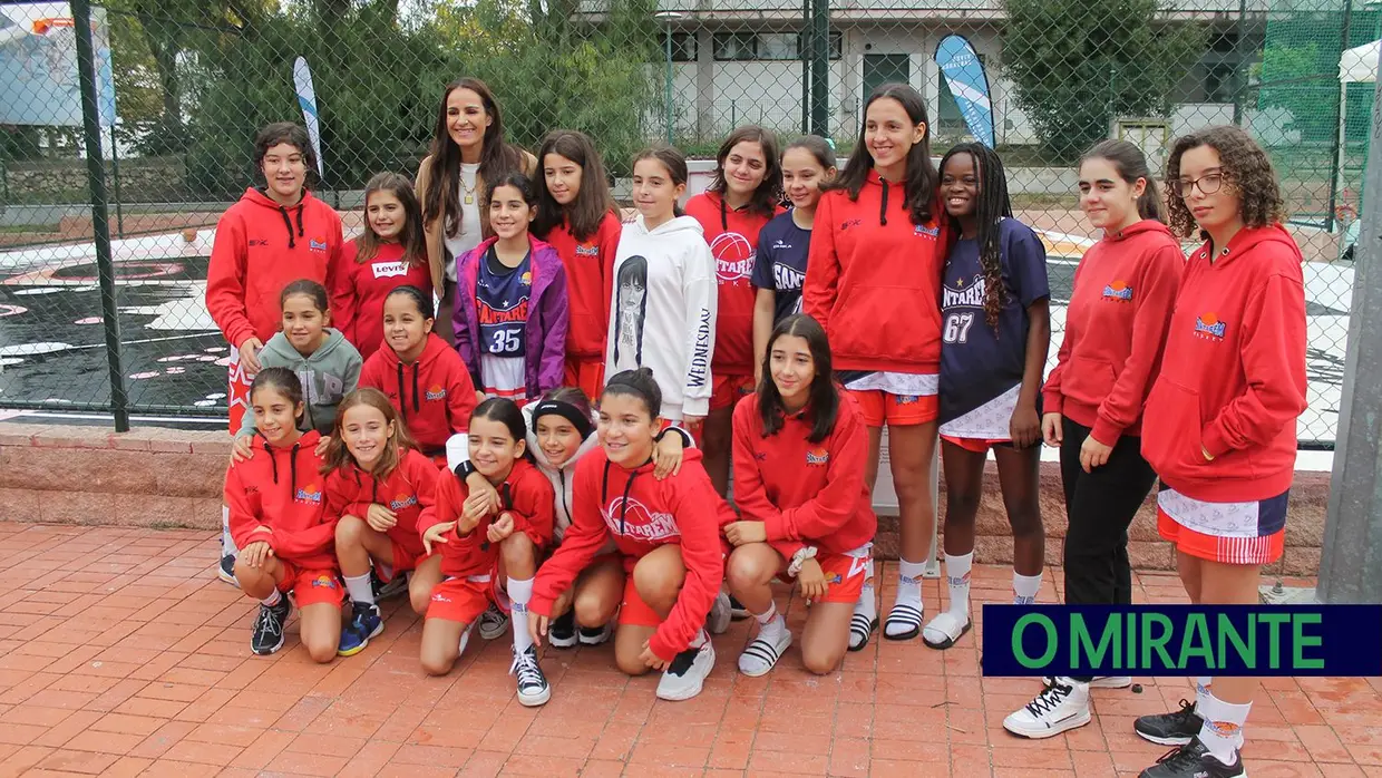 A melhor basquetebolista portuguesa de sempre começou a ganhar títulos em Santarém