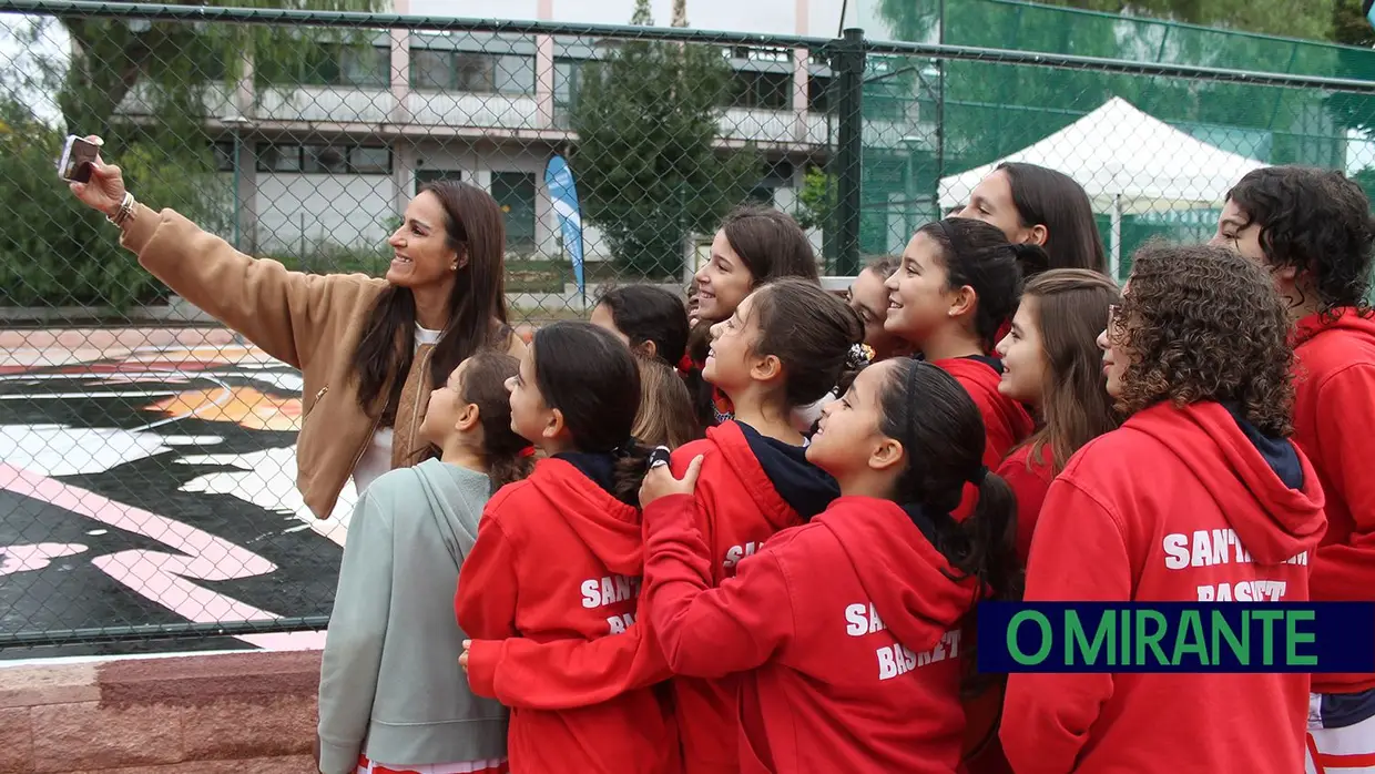 A melhor basquetebolista portuguesa de sempre começou a ganhar títulos em Santarém