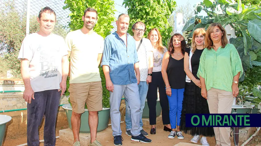 Horta cultivada por reclusos Horta cultivada por reclusos