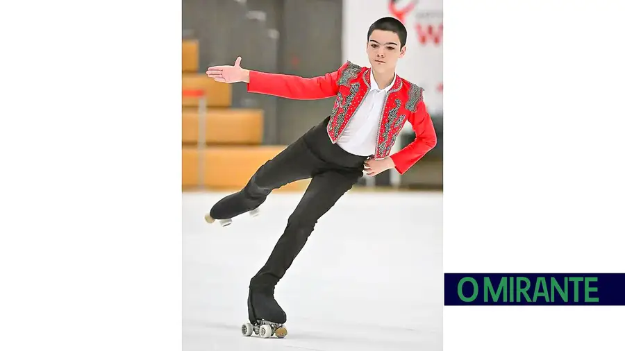 Salvador Amorim seleccionado para a Taça da Europa de Patinagem Artística