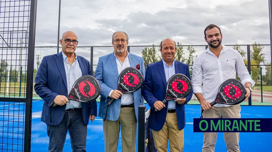 Golegã inaugurou complexo de padel no Equuspolis