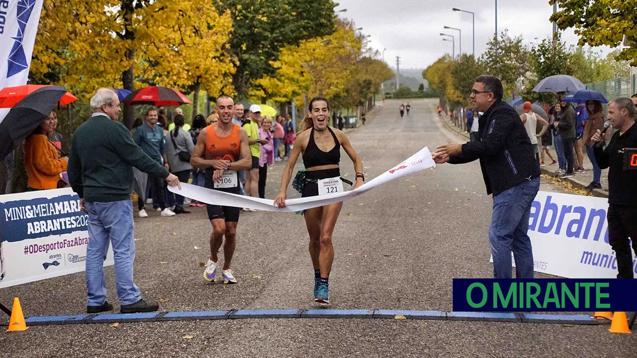 Ricardo Fonseca e Ana Rodrigues vencem Meia Maratona de Abrantes