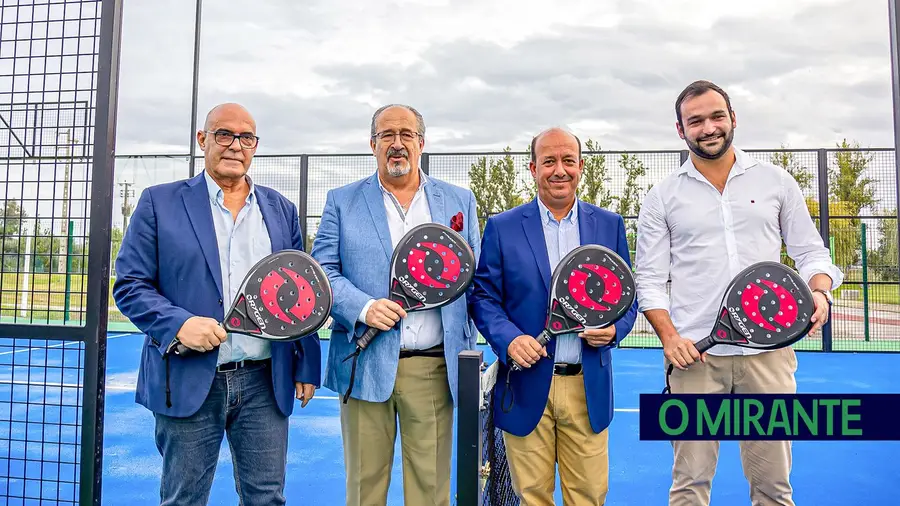 Golegã inaugurou complexo de padel no Equuspolis