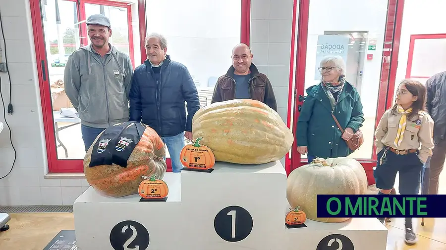 Concurso de abóboras de Ferreira do Zêzere coroou exemplar com 60 quilos